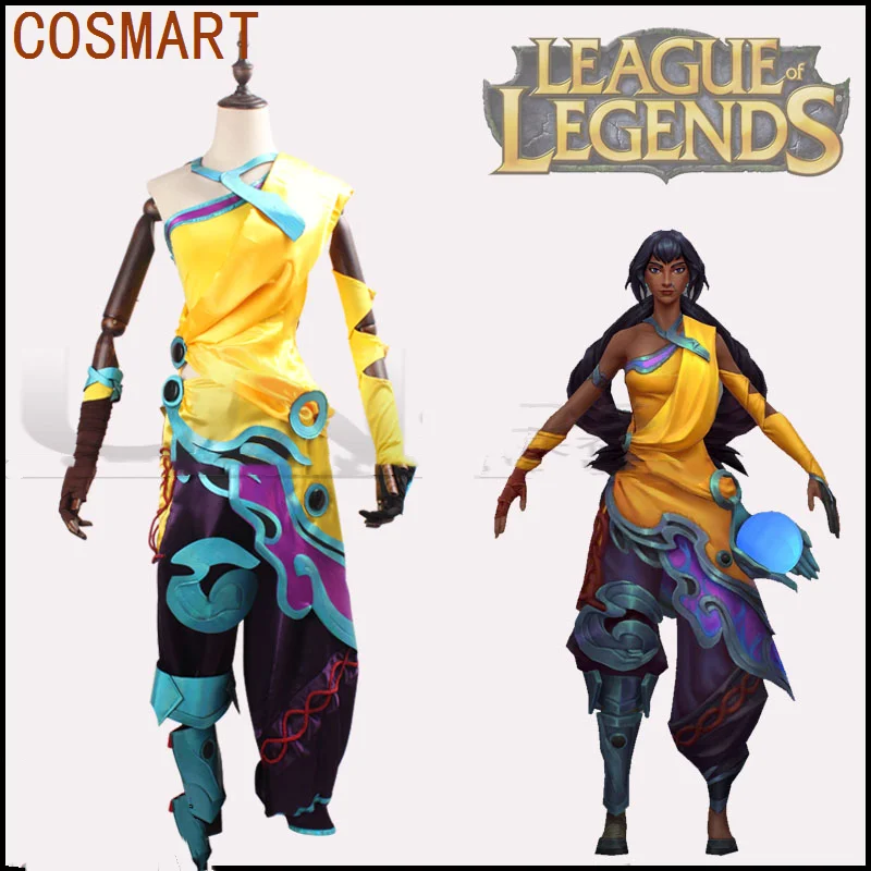 

COSMART Game LOL The Joy Unbound Nilah Cosplay Costume Halloween Uniform Women Carnival Party Outfits