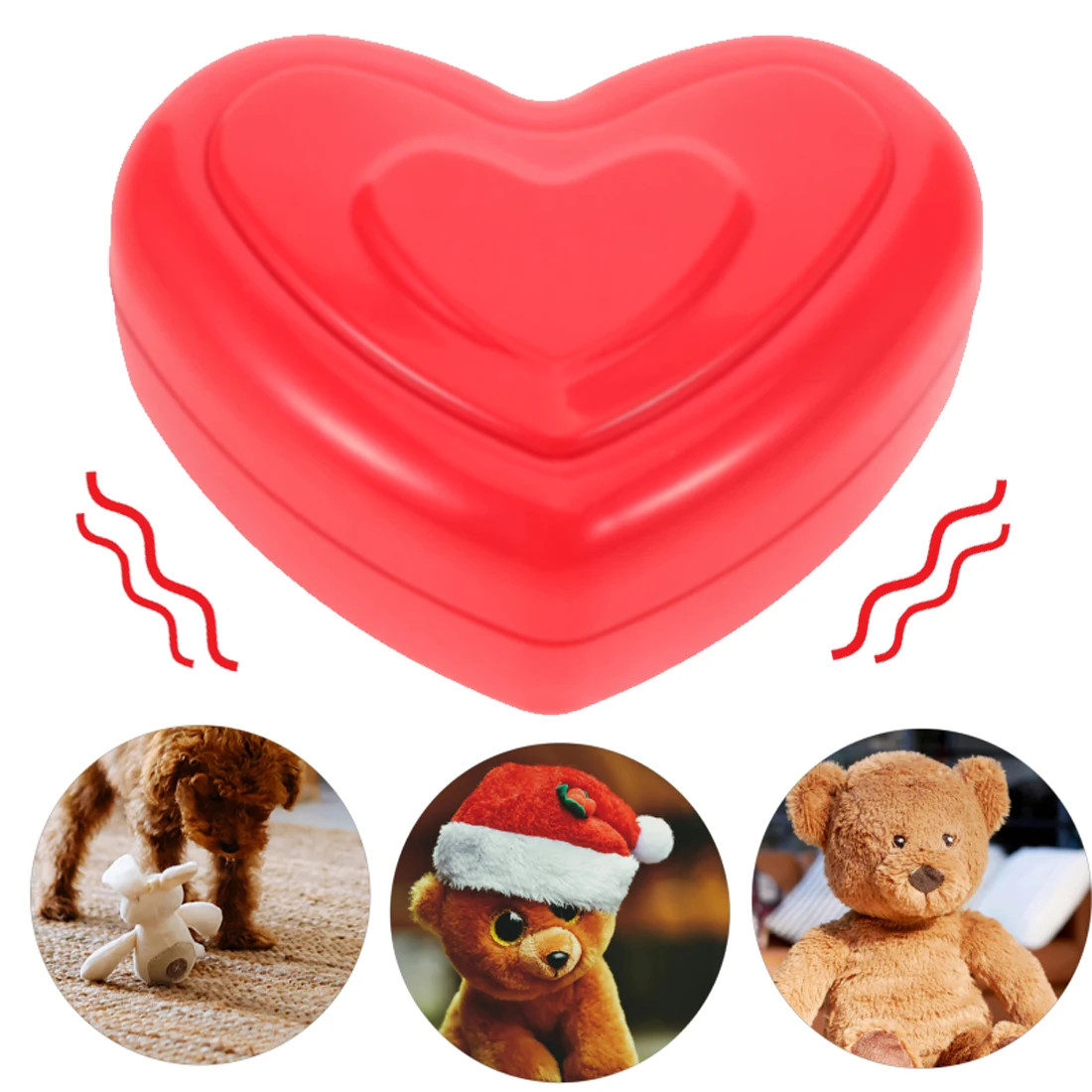 Игрушка-симулятор сердцебиения Успокаивающая игрушка для щенков переносная