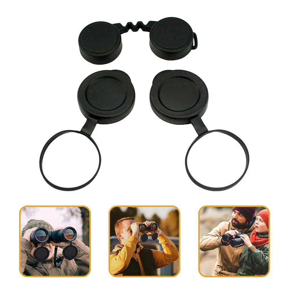 

1 Set Rubber Objective Lens Caps Objective Open Scope Cover Lens Protection for Home Shop Outdoor