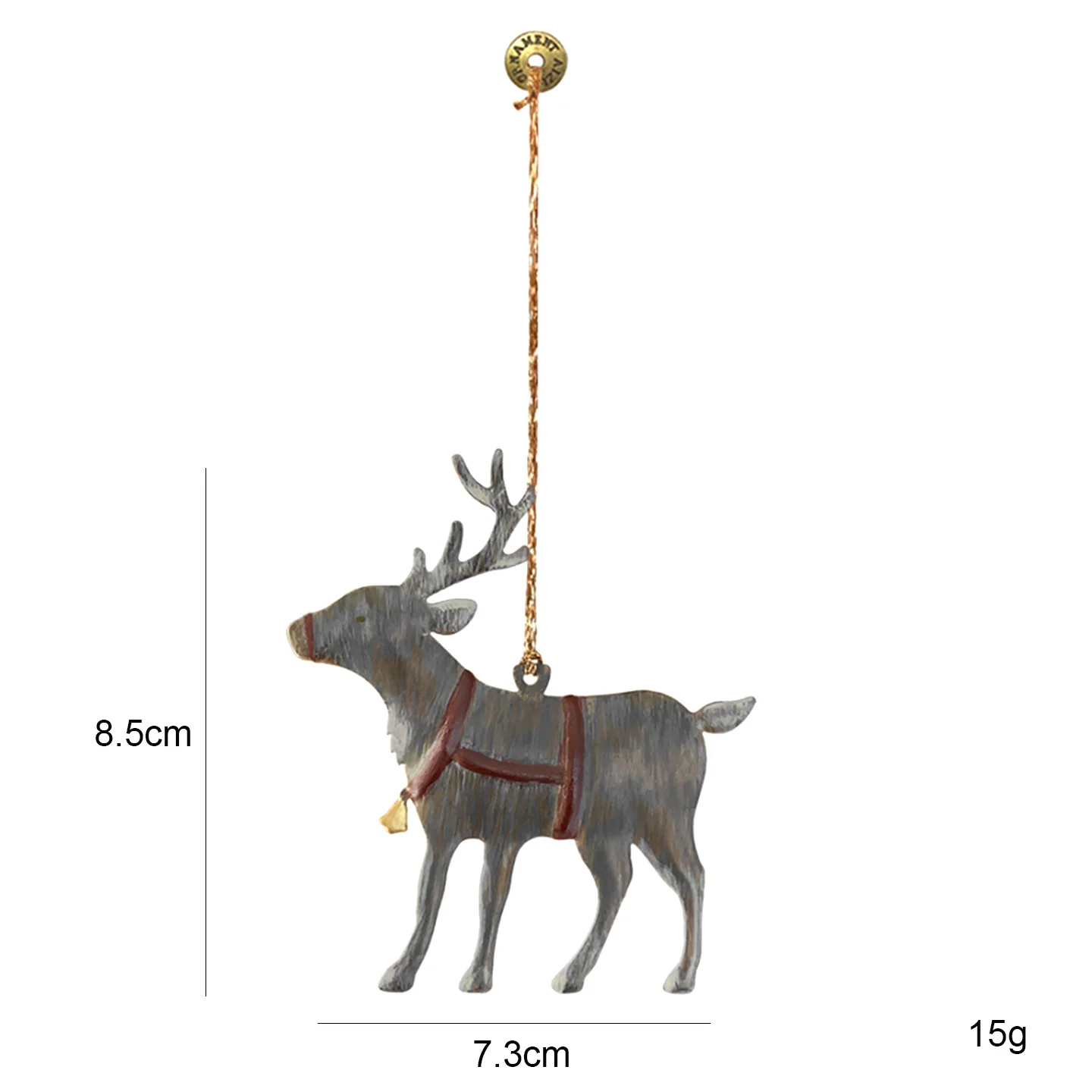 

НОВЫЕ скандинавские рождественские подвесные украшения, железные художественные украшения «сделай сам», аксессуары, двухсторонние украшения, фестиваль