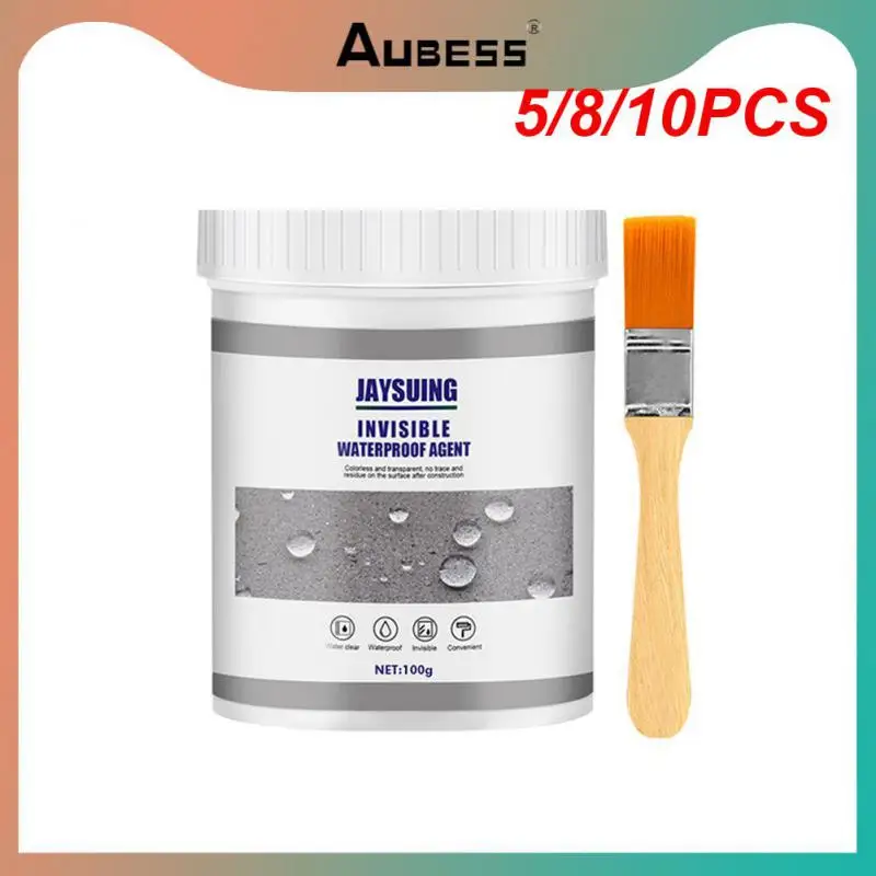 

10PCS 100ml Jaysuing Waterproof Sealant Roof Roof Leaking Agent Sealing Waterproofing Agent Paint Repair Walls Roofs Surfaces