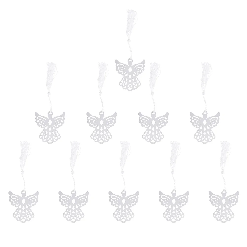 

10pcs Pendant Eagle Hollow Tassel Book Marker Metal Student Gift