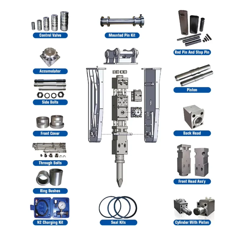 YG Высокочастотный экскаватор Гидравлический выключатель Надежный прочный
