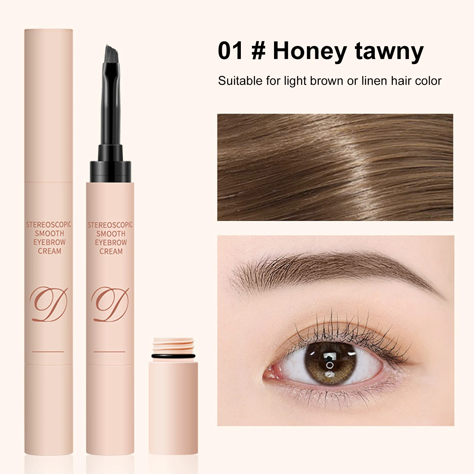 

Natural Eyebrow Gel Lasting Beauty Waterproof Sweat Proof Eye Brow Coloring Cream Smooth Wild Eyebrow Waterproof Non Staining