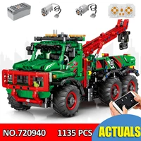 1135pcs city app motorized rc truck engineering model building block vehicles educational car toys children kids gifts