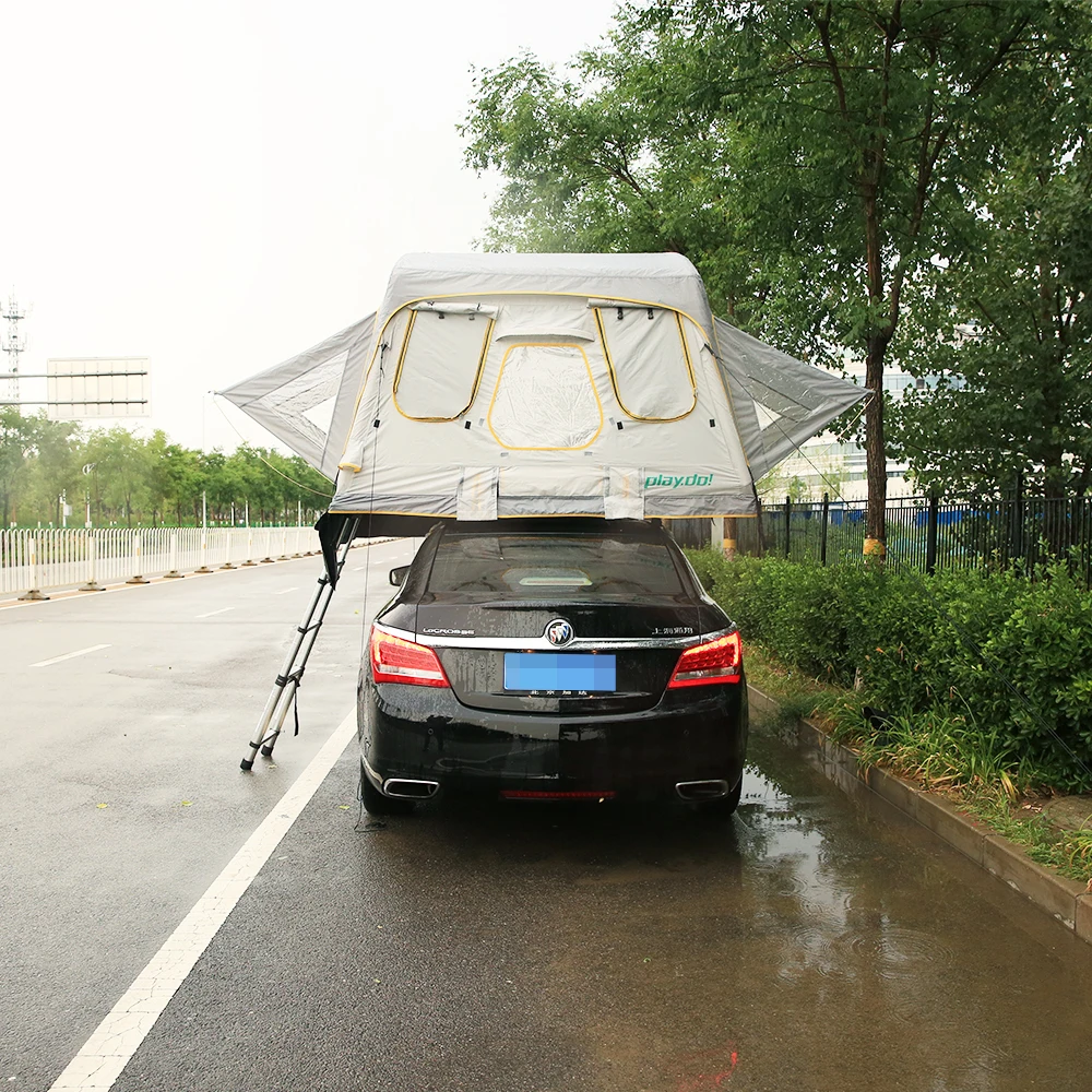 Трехкратный надувной походный грузовик на крыше для 3-4 человека 8-замковая