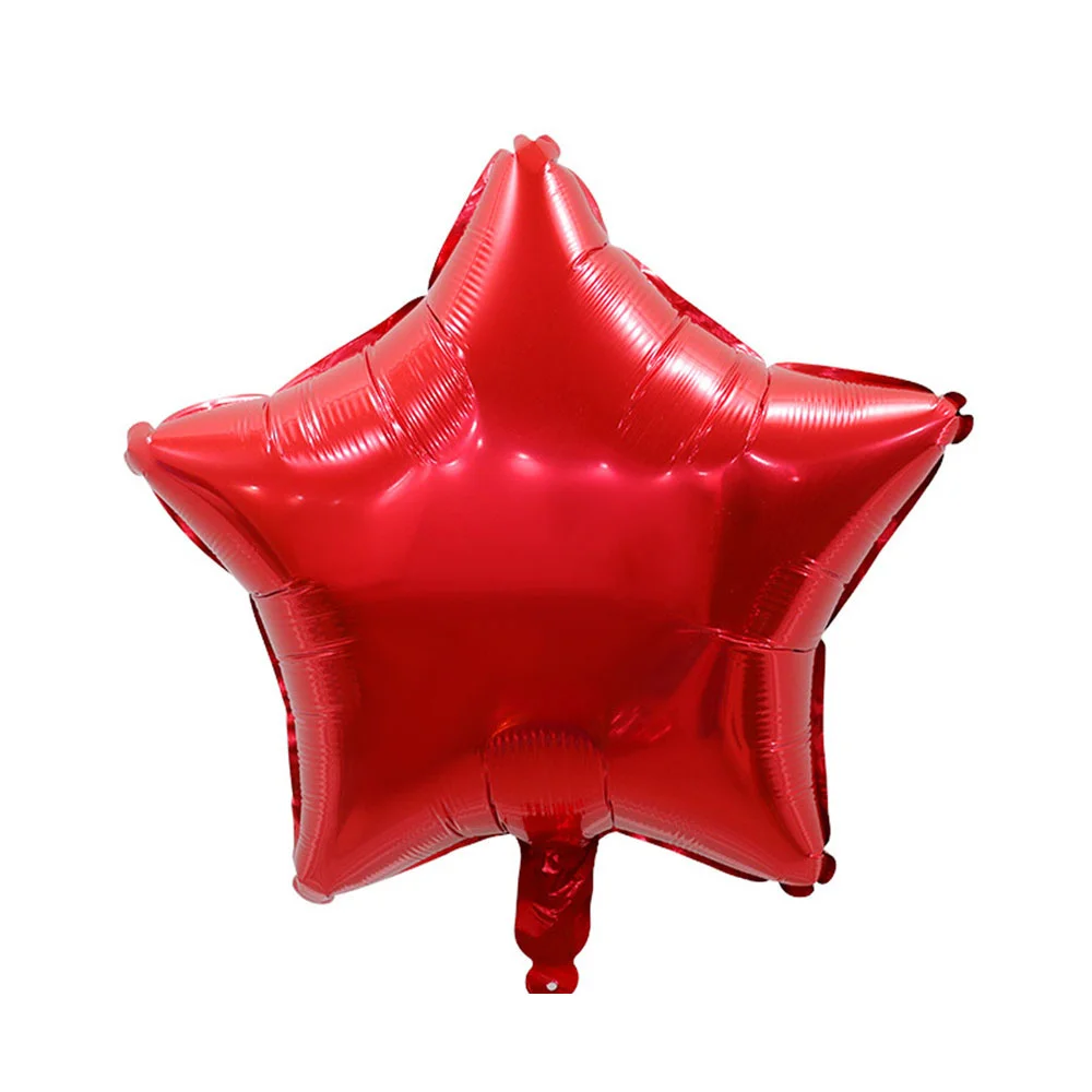 50 шт. 18-дюймовая пятиконечная звезда алюминиевая пленка гелиевый шар праздничная