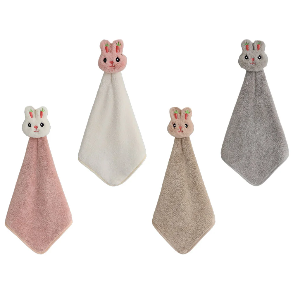 

4Pcs Microfiber Hand Towels Kitchen Hand Towels Hand Cleaning Accessories