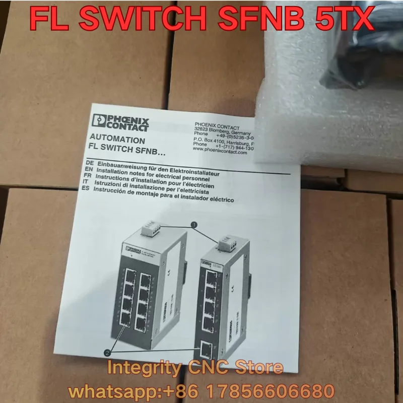Фото Совершенно новый промышленный коммутатор FL SWITCH SFNB 5TX 2891001 №4