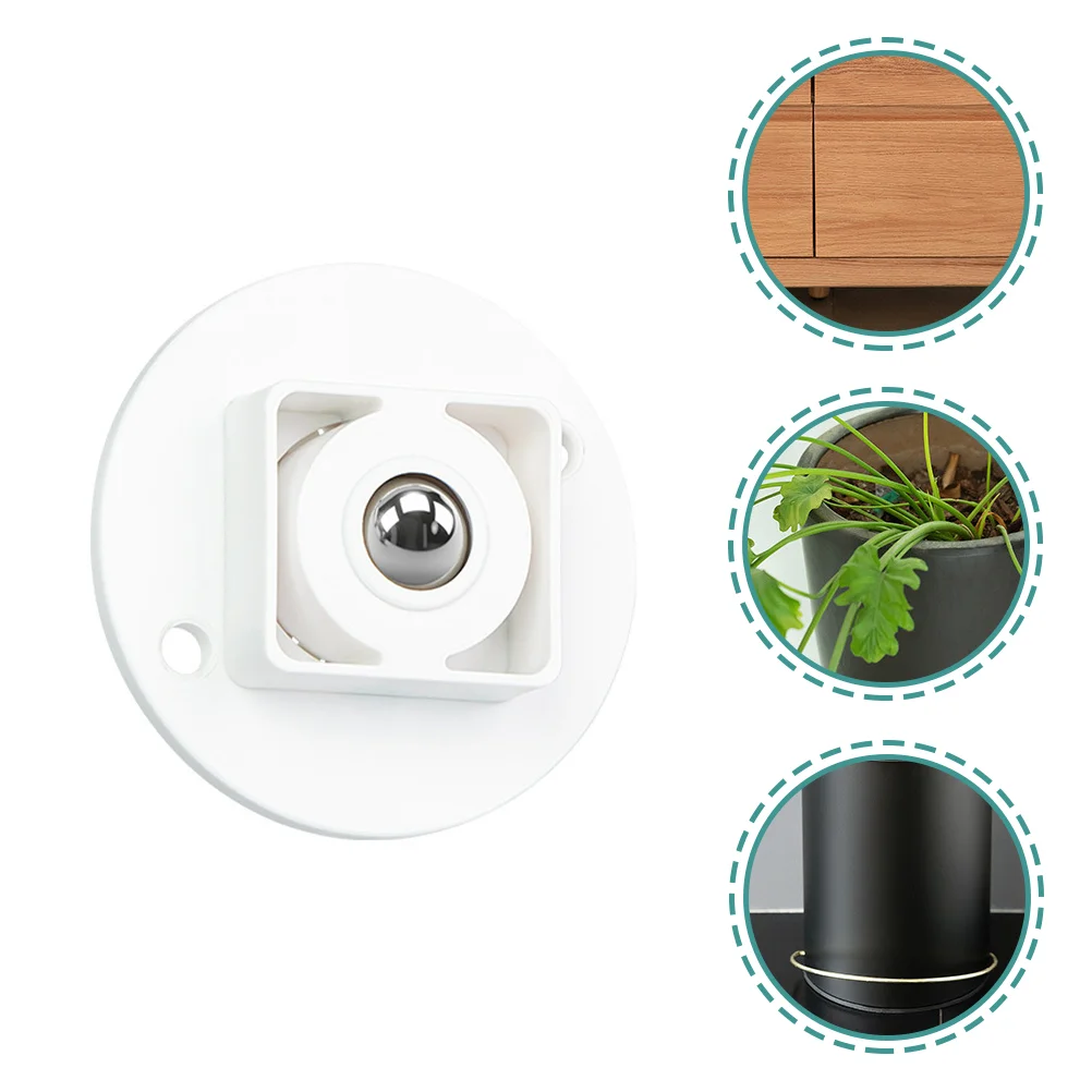 

Wheels Caster Adhesive Storage Pulley Box Self Swivel Sticky Mini Furniture Rotation Degree Paste Trash Case Casters Wheel Tiny