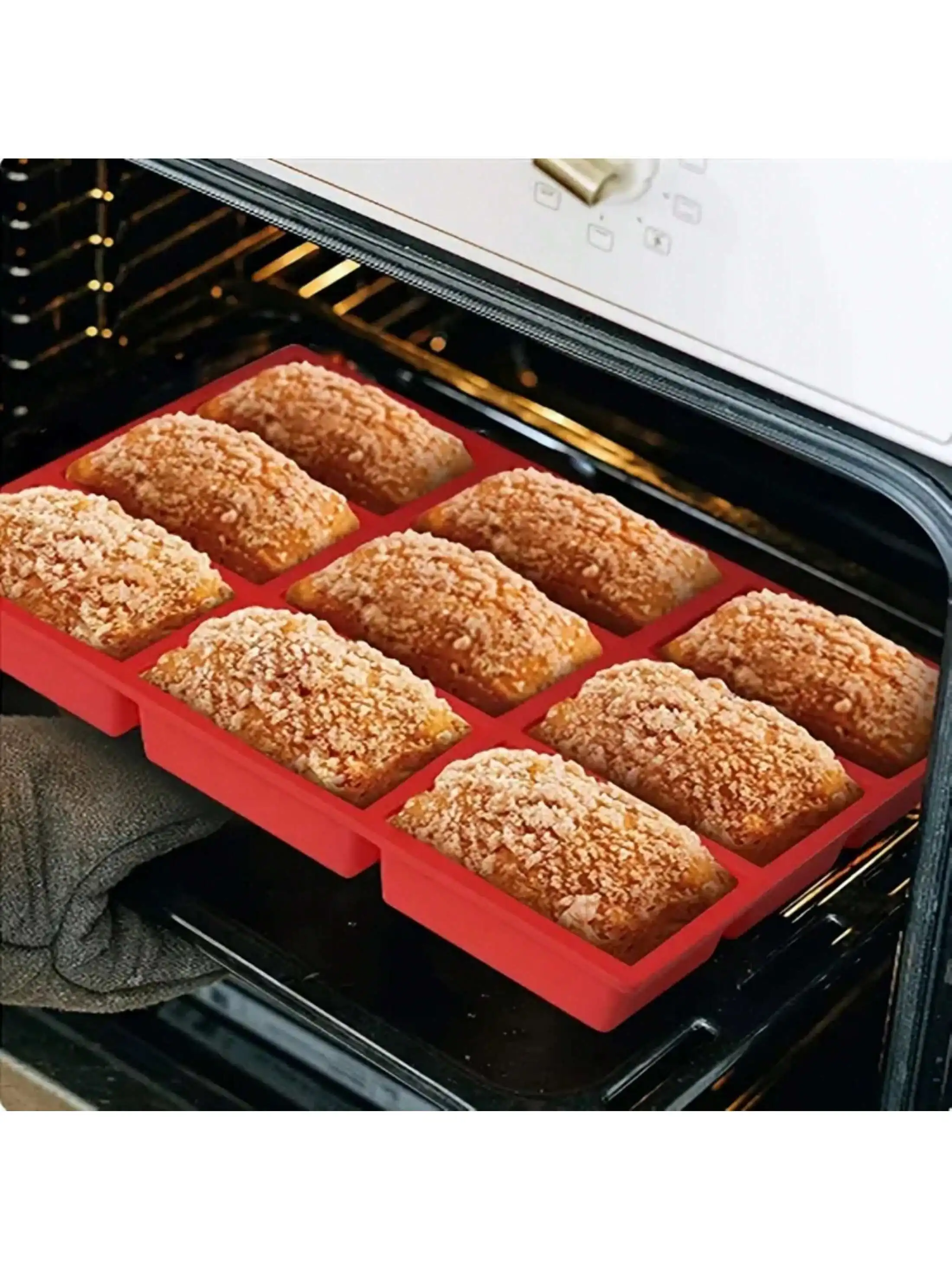 Силиконовая форма для торта Брауни с 9 полосками — идеально подходит выпечки