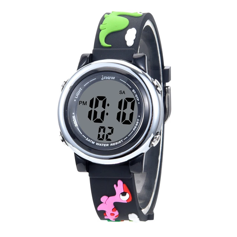 30m Waterproof Kids 3d Dinosaur Student Boys Girls Led Elect
