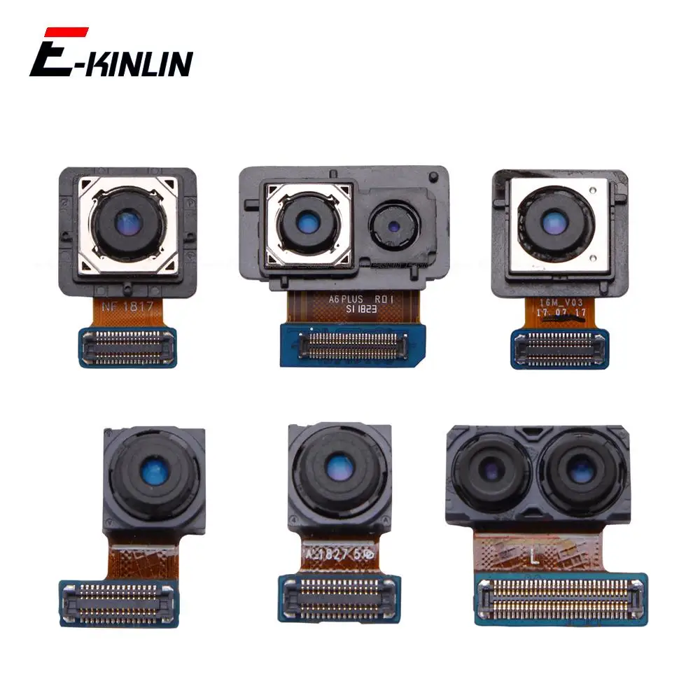 

Rear Main Front Facing Selfie Camera Flex Cable For Samsung Galaxy A6 A8 Plus A9 Pro 2018 2016 Repair Parts