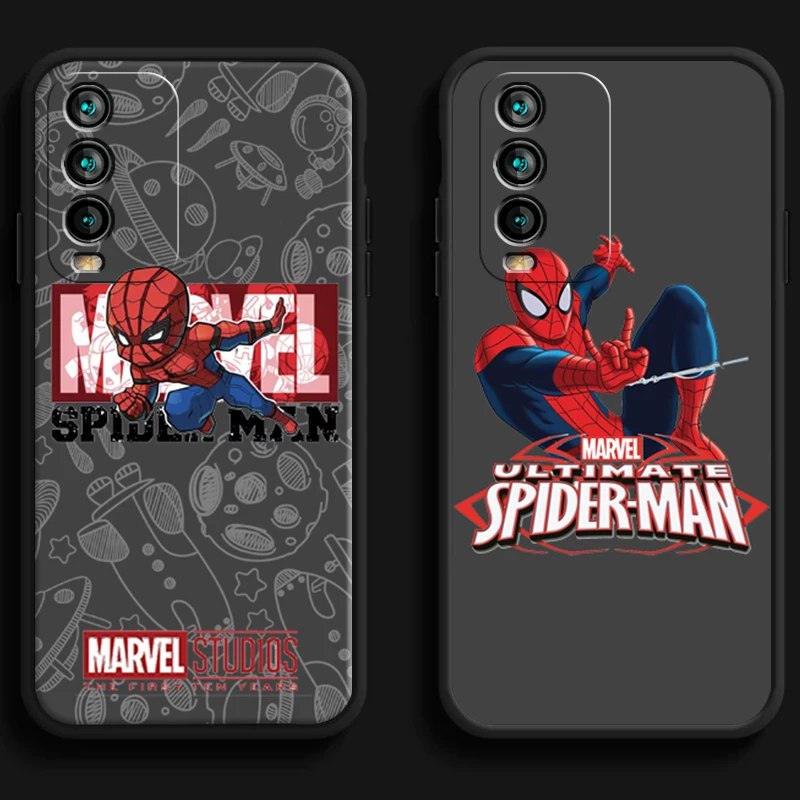 

Marvel Lron Spiderman Phone Cases For Xiaomi Redmi 9 9A 9T 8A 8 2021 7 8 Pro Note 8 9 Note 9T Cases Coque Back Cover Funda