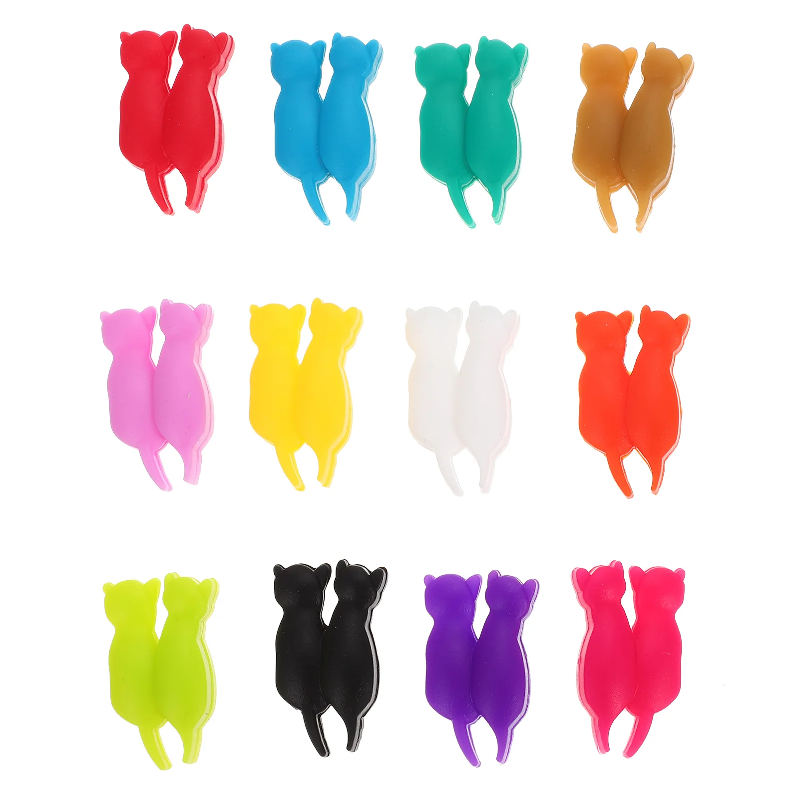 

12Pcs Silicone Glass Charm Decorative Cup Marker Glass Markers Party Glass Decor for Decorate Marking Party Identify