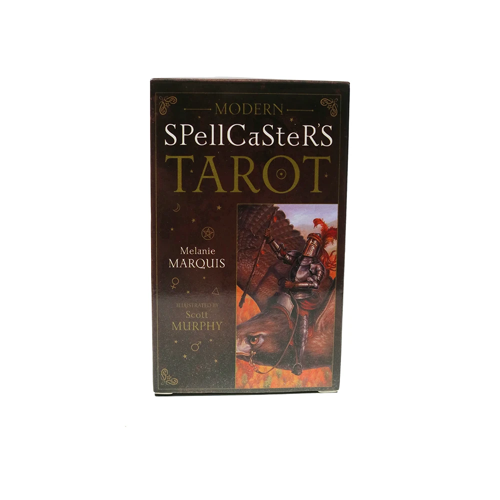 

Hot Sell Spellcaste Tarot Cards .Tarrot Cards for Beginners Party Games . Wiccan Supplies Trading Boardgame Rune