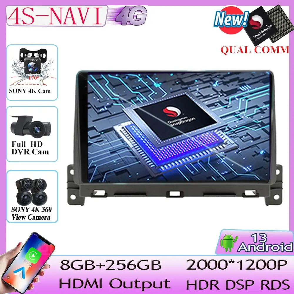 

Автомобильный видеоплеер Qualcomm Android 13 для Great Wall Haval H5 Greatwall Hove, мультимедийный радиоплеер, автомагнитола, навигация, № 2din, DVD 5G
