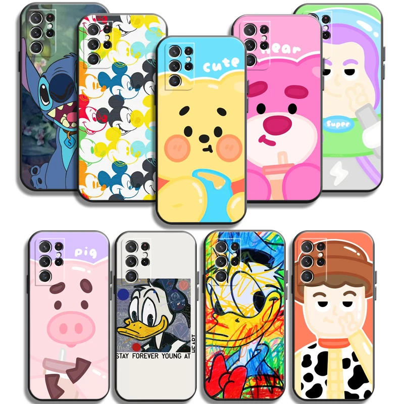 

2022 Disney Phone Cases For Samsung Galaxy A31 A32 4G A32 5G A42 5G A20 A21 A22 4G 5G Coque Funda Back Cover Soft TPU
