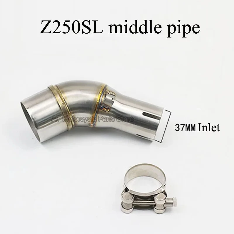 Универсальный глушитель выхлопной трубы для мотоцикла 51 мм из нержавеющей стали