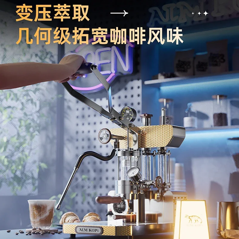 6/6 Мини Ручной пресс кофемашина для домашнего и коммерческого использования