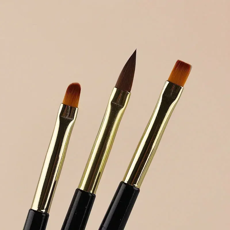 Набор кистей для дизайна ногтей с французскими полосками 3d-типсы ультратонкая