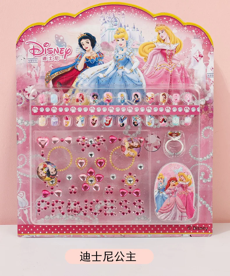 Disney girls frozen 2 Princess elsa Anna Sophia princess Nail Stickers Toys Cartoon gift toys