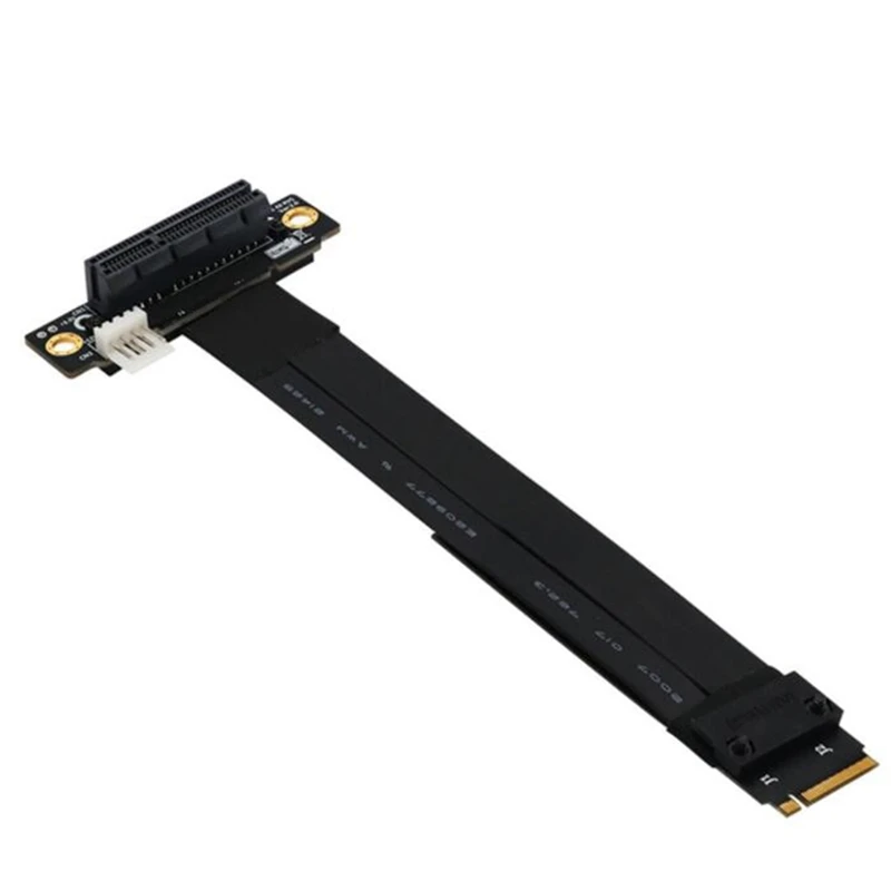 

PCIe X4 3.0 Extension Cable M.2 M Key to PCI Express 4X 2230/42/60/80 Riser Card Gen3.0 Extender Line Cord