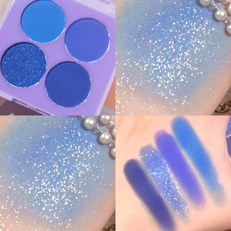 Палитра для макияжа глаз, оливковые, зеленые, синие, с низкой насыщенностью