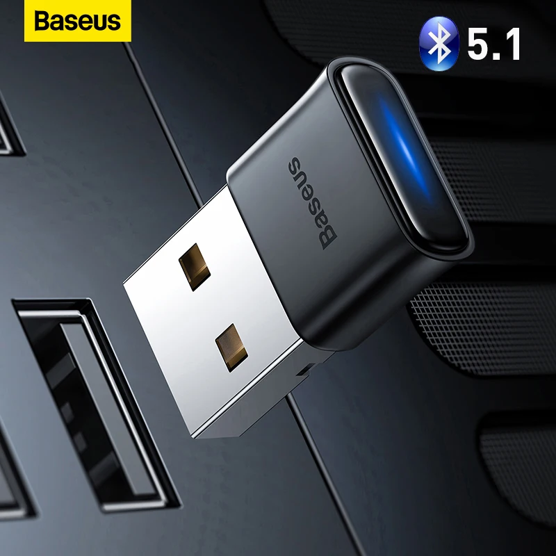 Baseus USB Bluetooth адаптер BA04 передатчик приемник Adaptador 5.1 беспроводное подключение