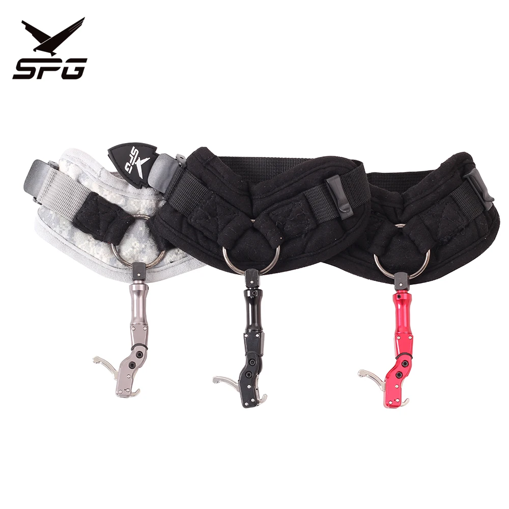 

1PC SPG318 Bow Archery Caliper Release Aids Compound Bow Strap Shooting Pro Arrow Trigger Wristband Archery Bow Accessories