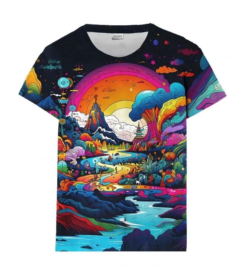 Новая крутая футболка с 3D-принтом граффити модные мужские и женские топы в стиле