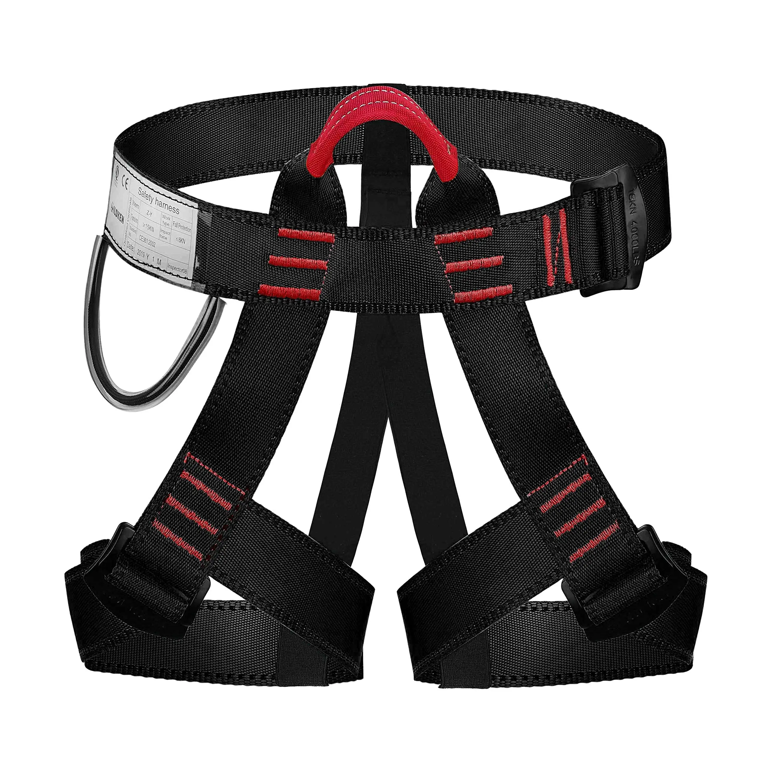 

Climbing Harness All-Round Fall Protection for Women, Men, Children Half Body Climbing Harness, Fire Rescue Mountaineering