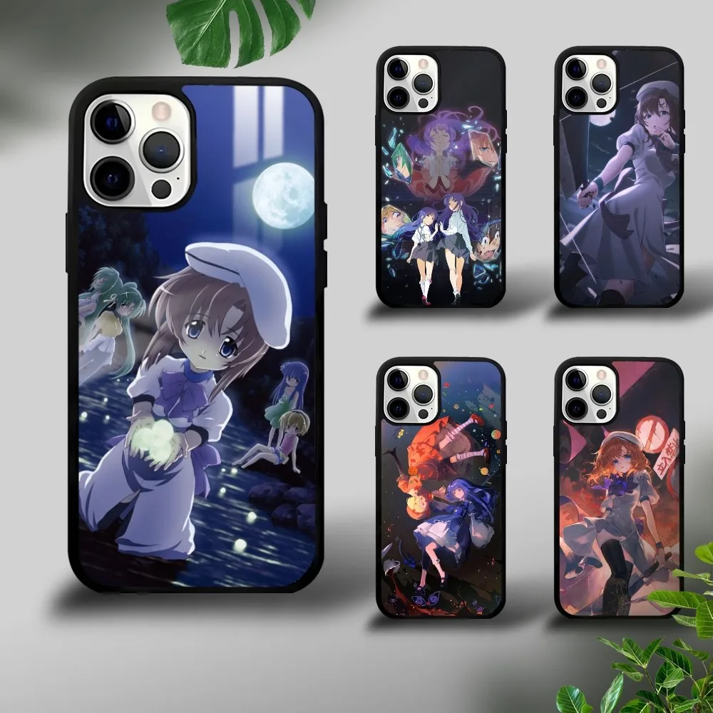 H-Higurashi When They C-Cry Phone Case For iPhone 16 15 14 13 12 11 Pro Xs Max Mini Plus Celulares Hard Funda