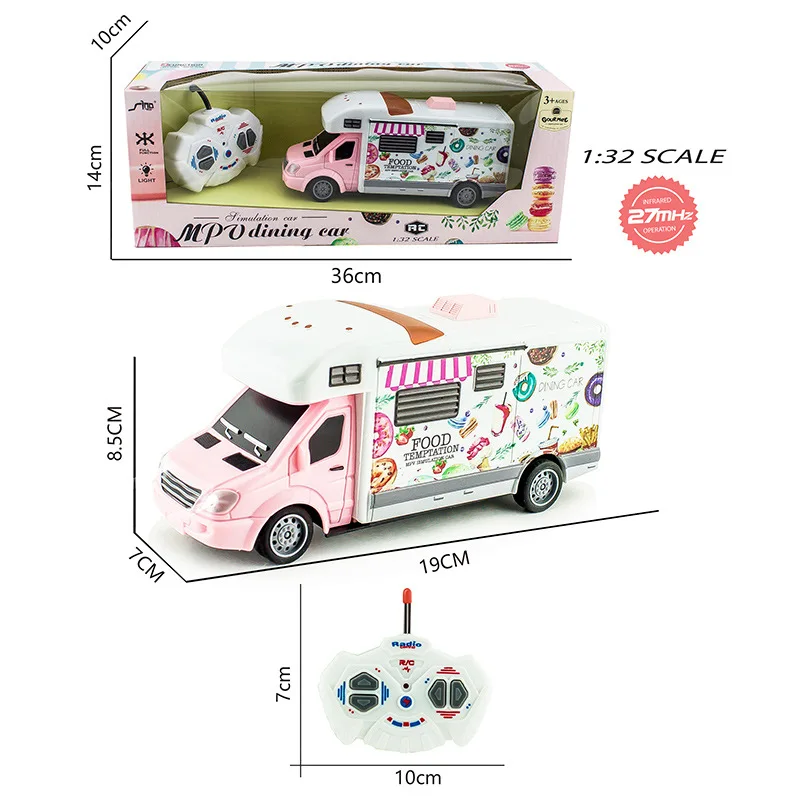 

Радиоуправляемая машина скорой помощи с дистанционным управлением 1:32, дорожный автомобиль, мультяшный автобус 2,4G, радиоуправляемые автомобили, игрушки для мальчиков, детские подарки