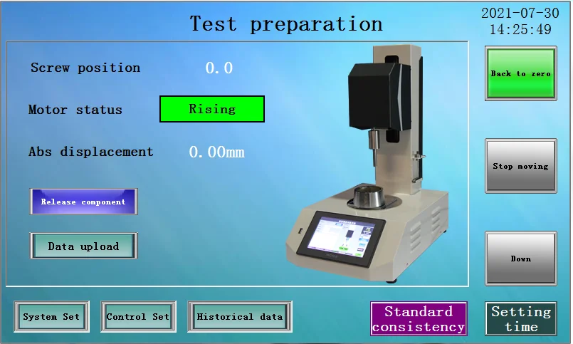 Прибор для измерения консистенции цемента тестер времени проникновения игла Vicat