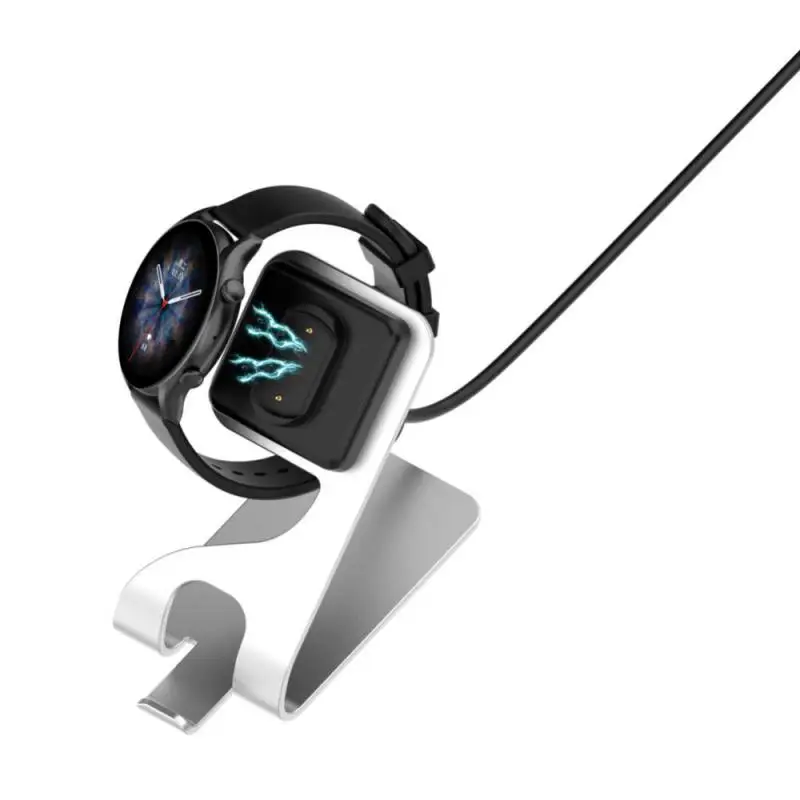 

USB зарядная док-станция для Huami Amazfit T-Rex 2 для Huami Amazfit T-Rex 2 металлический кронштейн зарядное устройство магнитное зарядное устройство