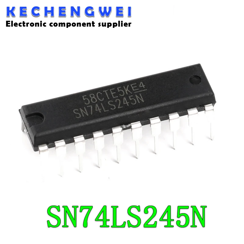 

10pcs/lot SN74LS245N DIP20 SN74LS245 DIP 74LS245N DIP-20 74LS245 HD74LS245P OCTAL BUS TRANSCEIVERS WITH 3-STATE OUTPUTS IC
