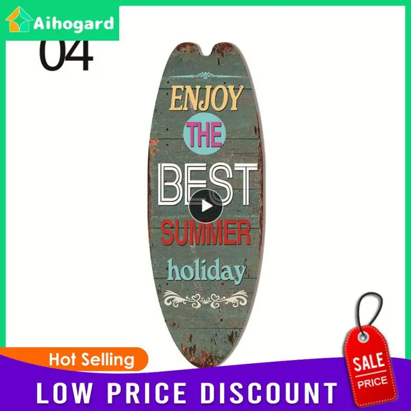 

1 шт., винтажная деревянная доска для серфинга