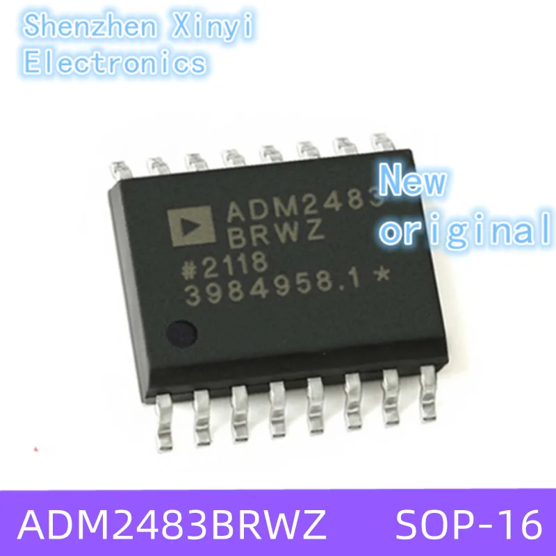 

Brand new original ADM2483 ADM2483BRWZ ADM2483BRW SOP-16 Half duplex isolated RS-485 transceiver chip