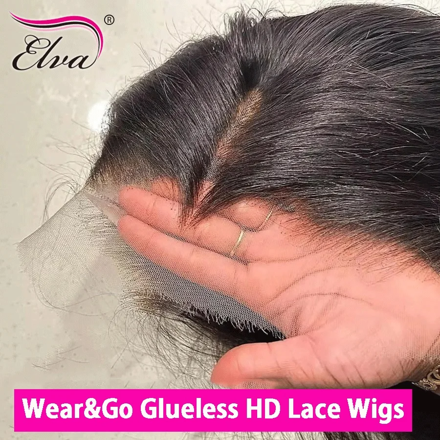 13x4 13x6 HD Парик фронтальной части шнурка Прямые парики из натуральных волос