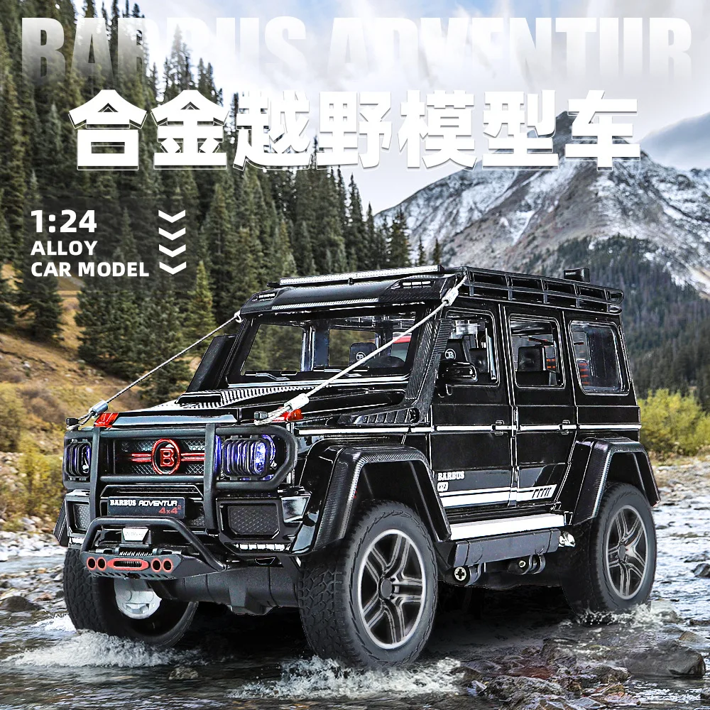 

Модель автомобиля Mercedes-Benz BRABUS G550, приключения, 4X4, литой металлический сплав