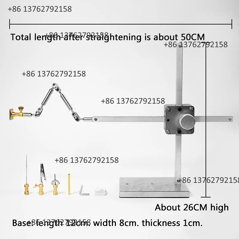Фото Подъемная стойка с осевым механизмом XY из нержавеющей стали для съемки стоп-моушн анимации, держатель для фигурок и кукол, 16 см, 26 см. №4