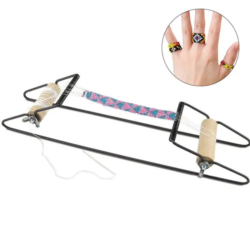 

For Weaving Bead Handstring Beading Device Round Bead Knitting Diy Diy Weaving Tools Stainless Steel Weaving Tool Weaving Tool