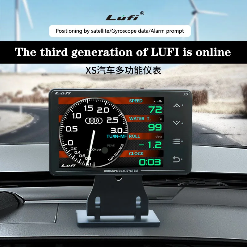 Многофункциональный цифровой датчик LUFI XS измеритель температуры давления масла
