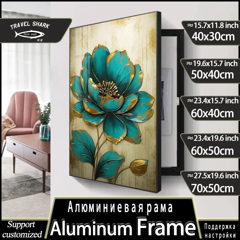 

Decorative Painting of Electric Meter Box for Modern Simple Dining Room Decor Hanging Picture Wall Art Poster Mural Punch Free