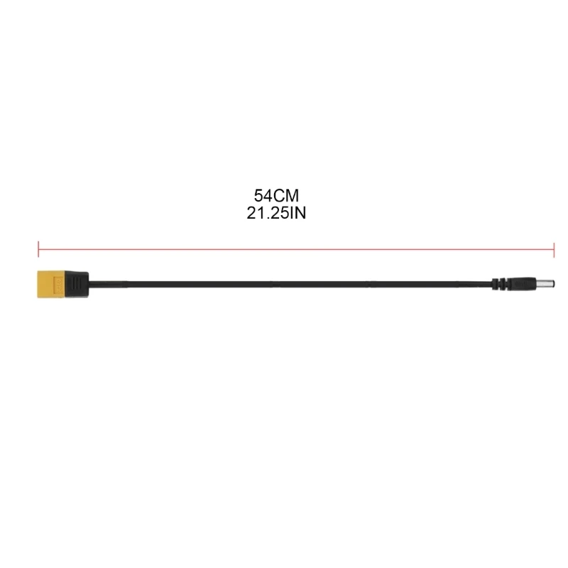 

Multifunctional Portable XT60 to DC5525 TS100 Soldering Iron to Wiring Power Cord 5.5mm x 2.5mm