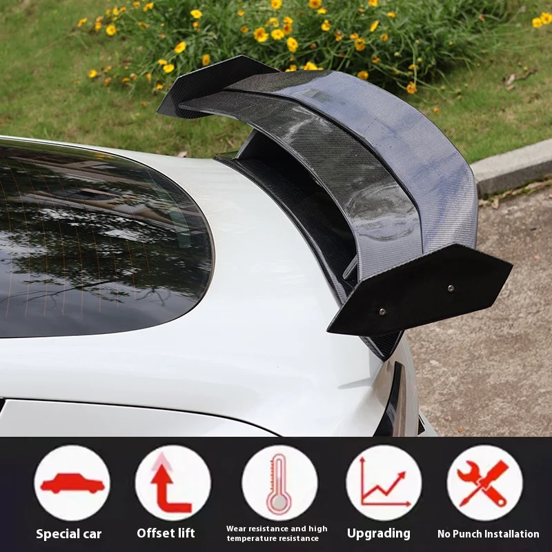 Для Tesla Model 3 Highland Carbon Fiber GT 2024 Double Decker задний спойлер багажника комплект кузова