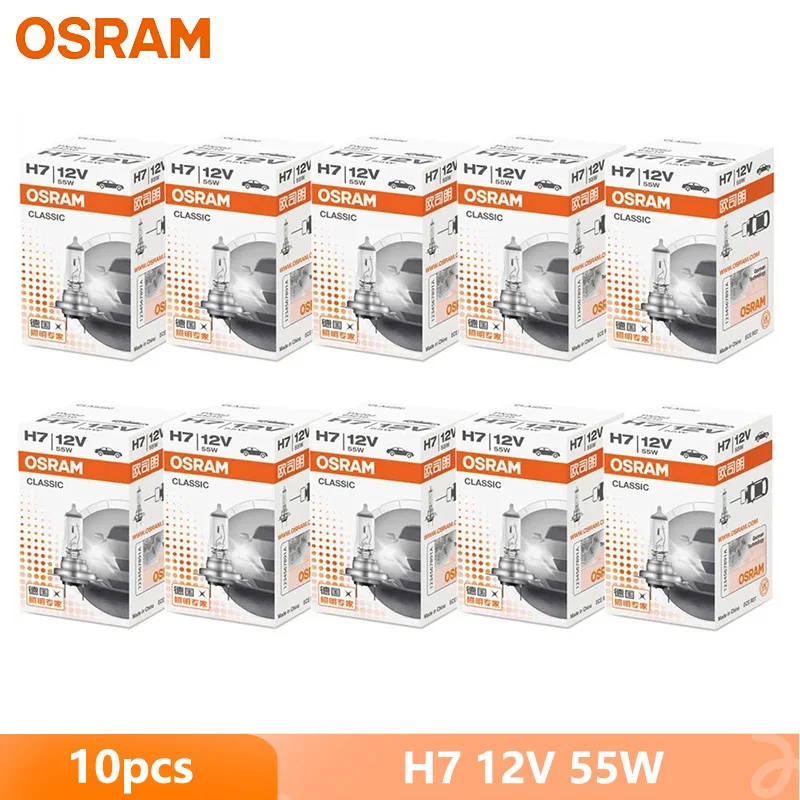 

OSRAM оригинальная H1 H4 H3 H7 12 В Стандартная автомобильная лампа 3200K противотуманная лампа 55 Вт 80 Вт 100 Вт Автомобильная галогенная лампа OEM Качество оптом 10 шт.