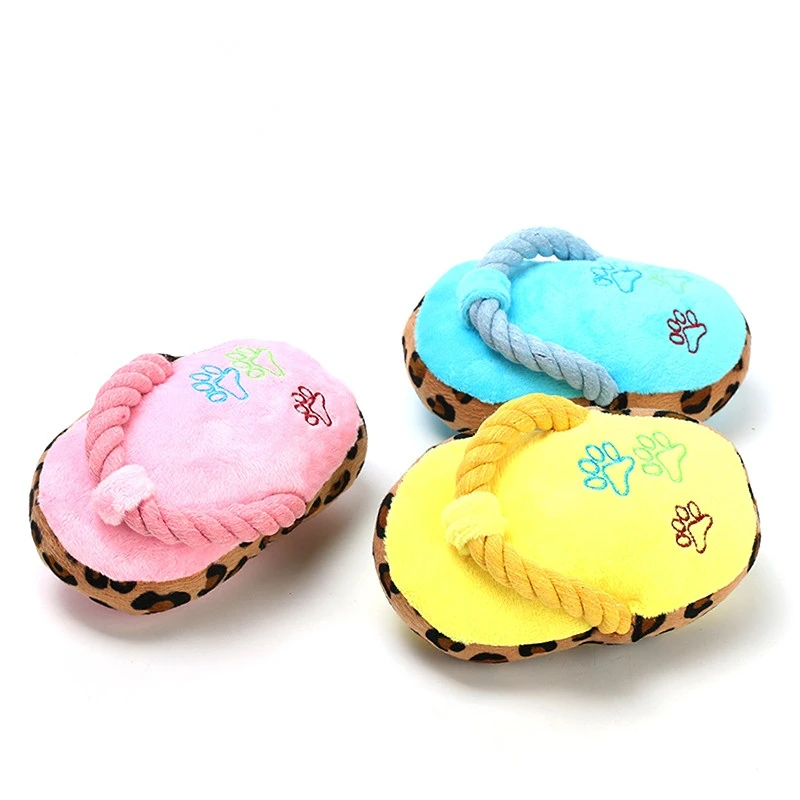 Plush Slippers Bite 3 Color Shoe Shape Small And Medium-size