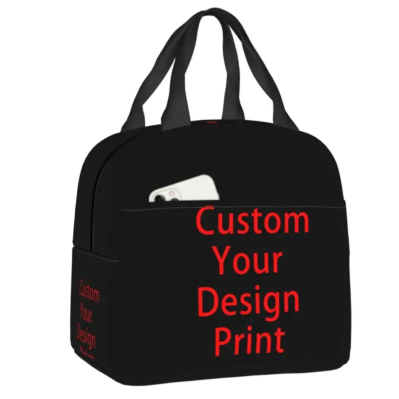 

Изолированная сумка для ланча с вашим дизайном для женщин, герметичная Термосумка с индивидуальным логотипом и принтом, коробка для ланча, ...